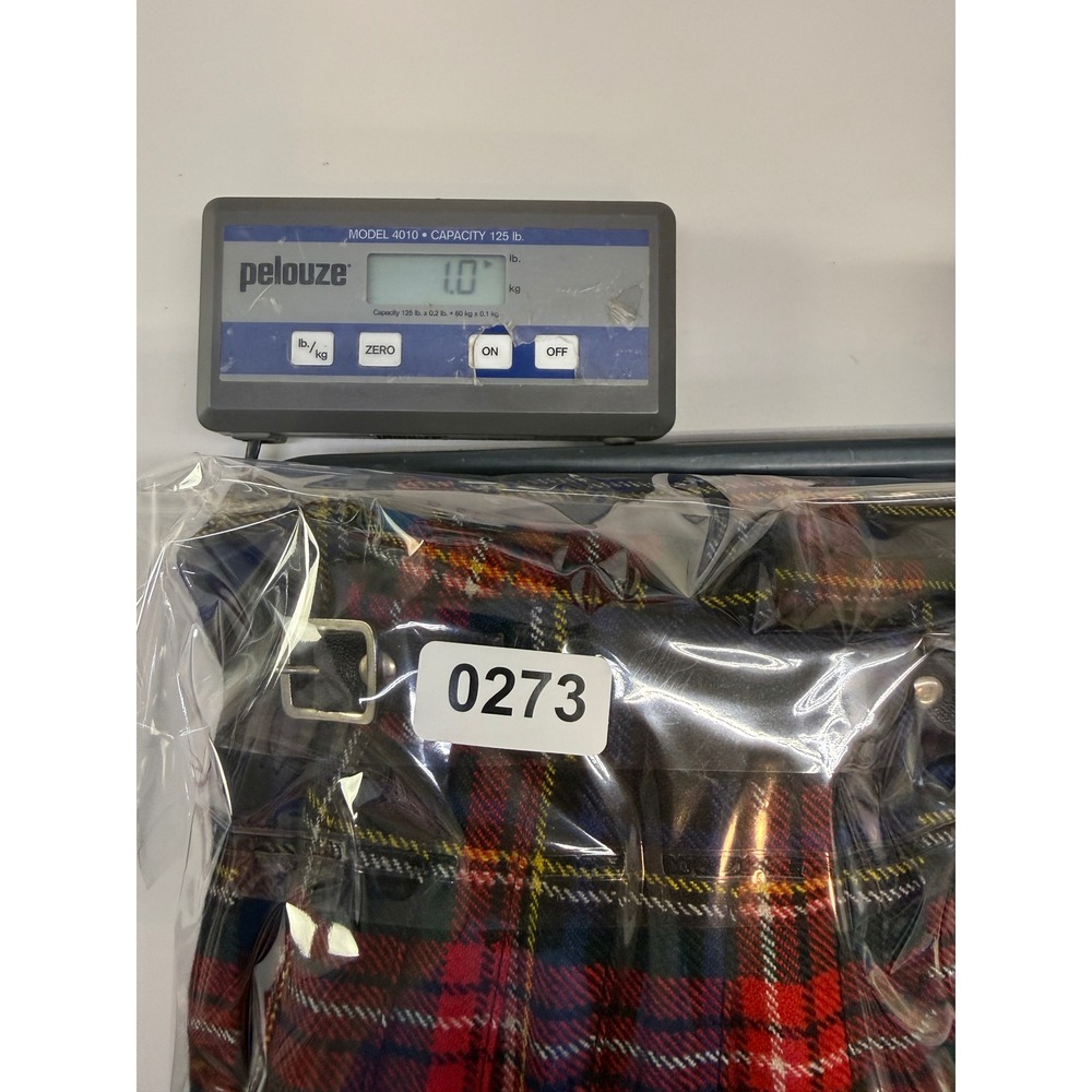 Moffat Woollens Plaid Wool Kilt Skirt Made in Scotland Red Green Tartan USA 10 - Picture 11 of 11